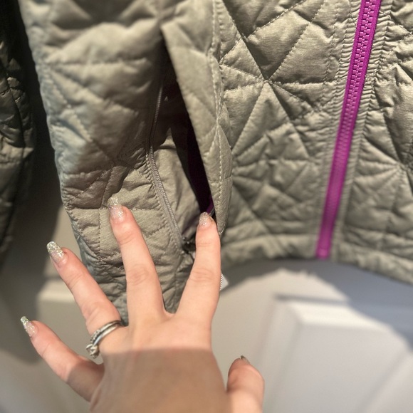The North Face Womens Tamburello Jacket Heather Grey /Purple Size Small NWOT - Picture 5 of 8